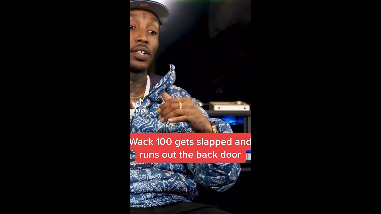 Wack 100 slapped