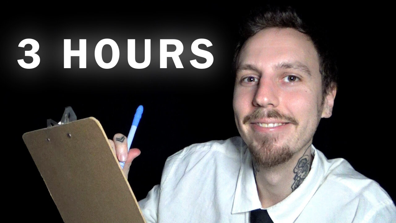 ASMR 3 HOURS - ASKING YOU 999 PERSONAL QUESTIONS UNTIL YOU SLEEP