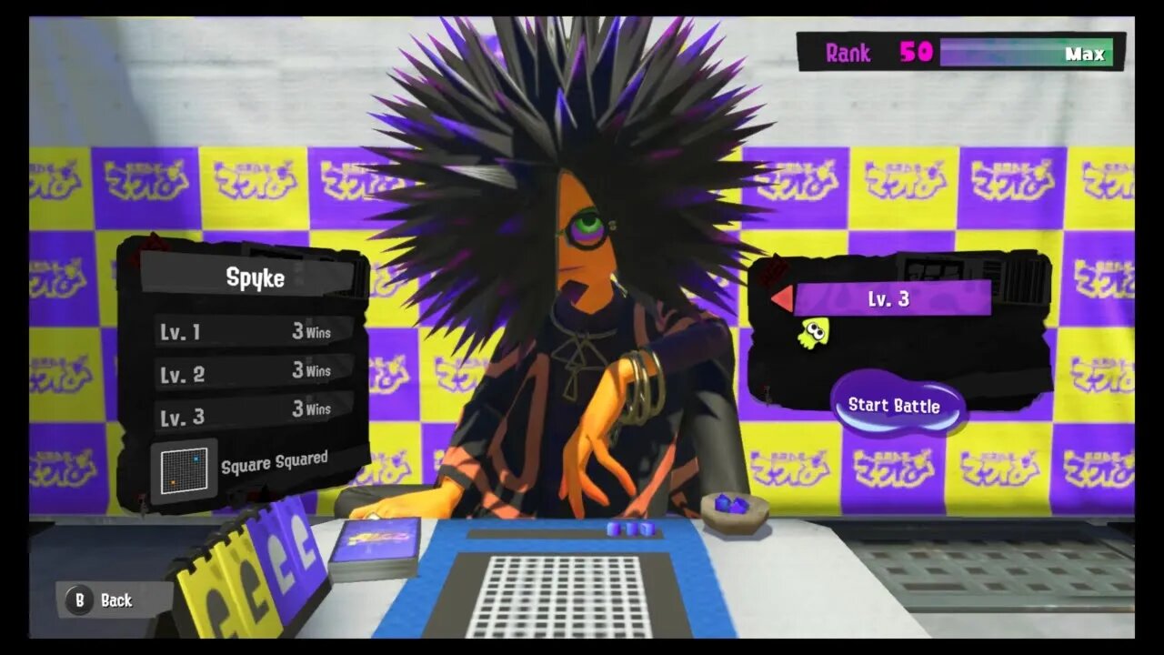 Splatoon 3 - Tableturf Battle - Opponent #24 Spyke (Part 1)