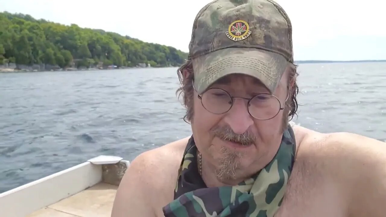 08 18 21 Out in Colpoys Bay, trolling for anything lol