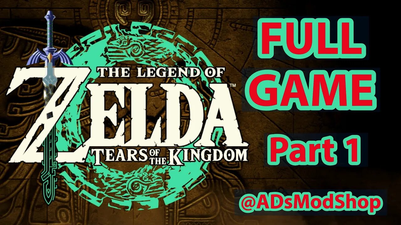 The Legend of Zelda Tears of the Kingdom FULL GAME Walkthrough (Part 1) (Great Sky Island)