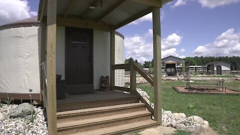 She boarded the horse at a nearby facility for a little bit to rehab him and soon became known as a person that would take horses in.