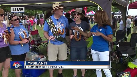 Thirsty? So are we... We're heading to the summer beer festival in Ypsilanti Friday