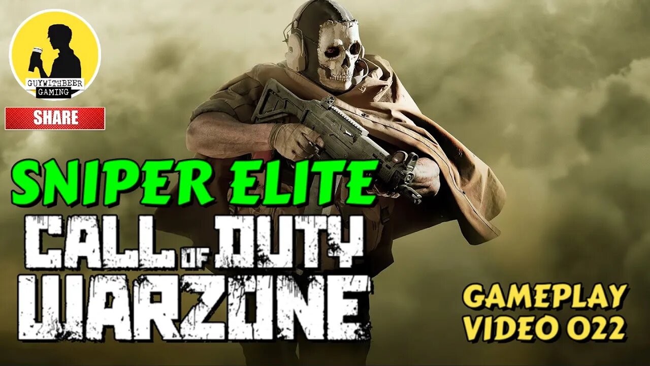 CALL OF DUTY WARZONE | SNIPER ELITE | GAMEPLAY VIDEO 022 [MILITARY BATTLE ROYALE]