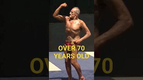 Over 70 Bodybuilder Ed Posing Routine #shorts