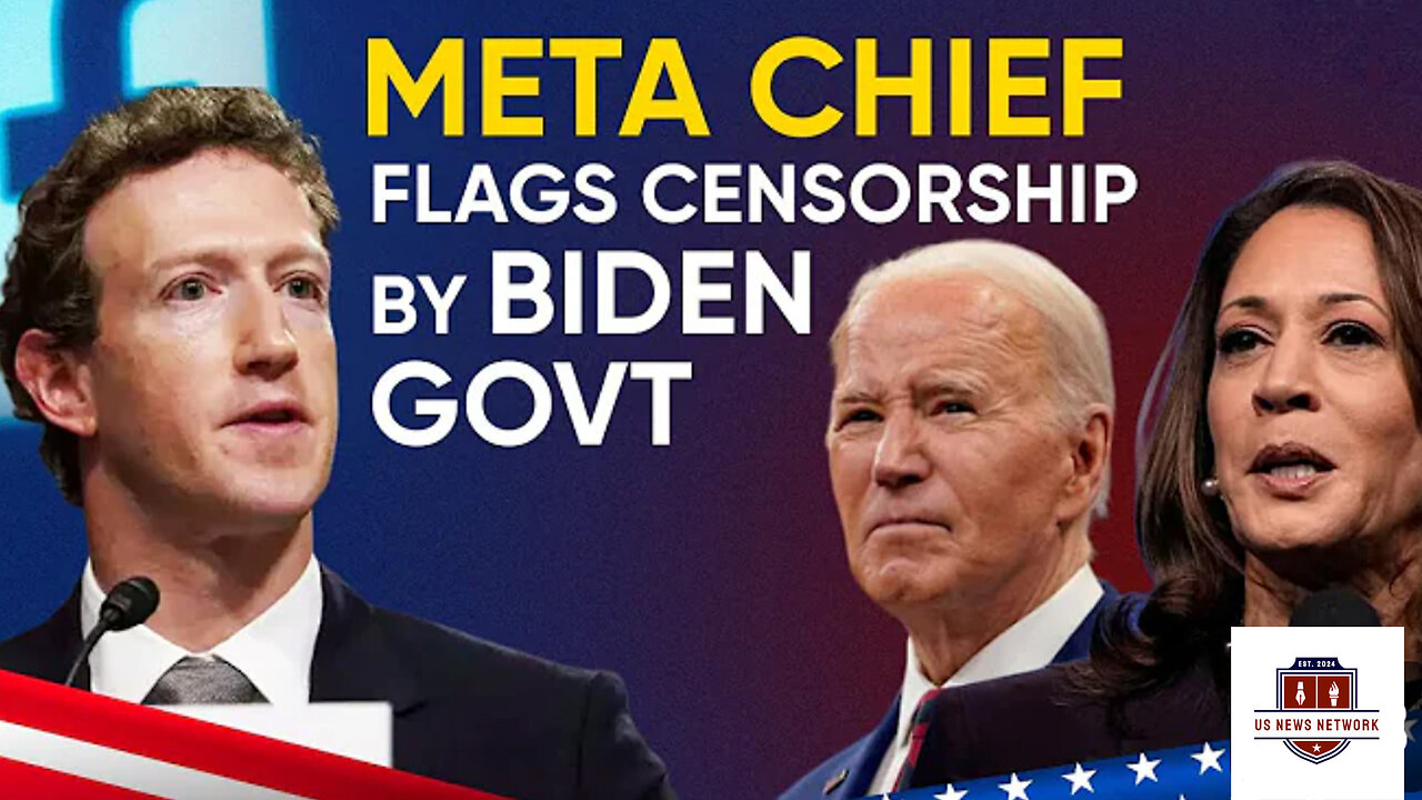 Mark Zuckerberg Says Biden-Harris Administration Pressured Meta To Censor Covid-19 Content