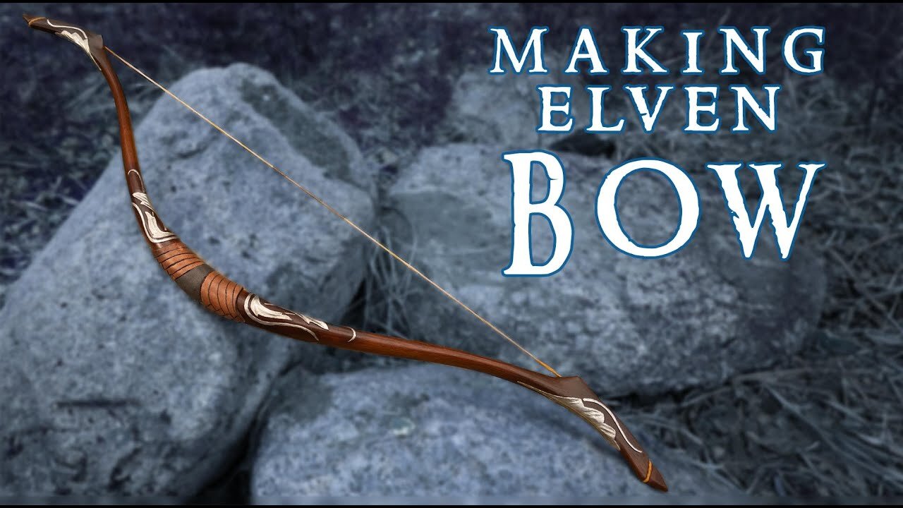 MAKING ELVEN BOW | Inspired by The Lord of the Rings