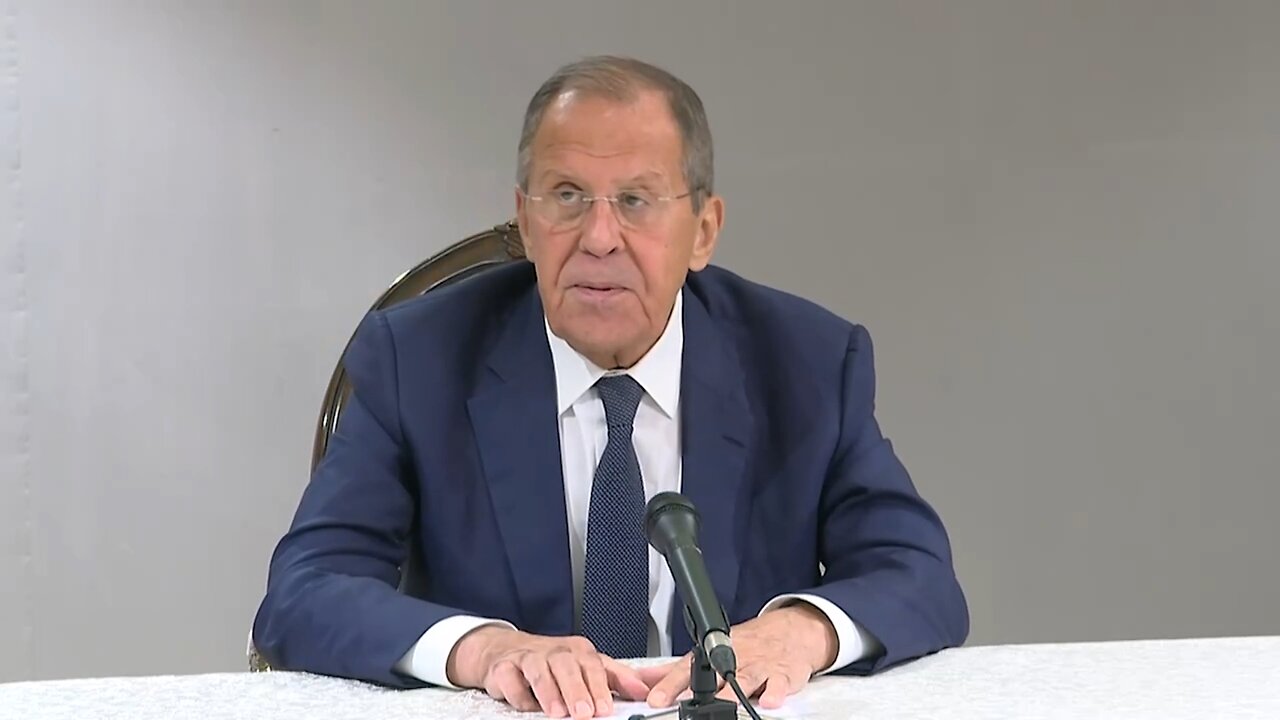 LAVROV - The root of the conflict in Ukraine is the lack of respect for the rights of every person..