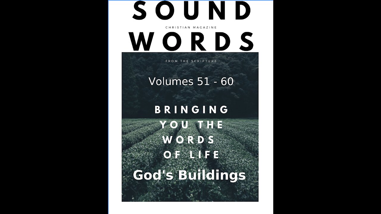 Sound Words, God's Buildings