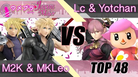 MVG FOX|Mew2King & MKLeo vs. Lc & Yotchan - Wii U Doubles Top 48 - Umebura Japan Major