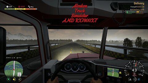 Alaskan Road Truckers: AMD RX 7800XT, AMD frame Generation fps mode.