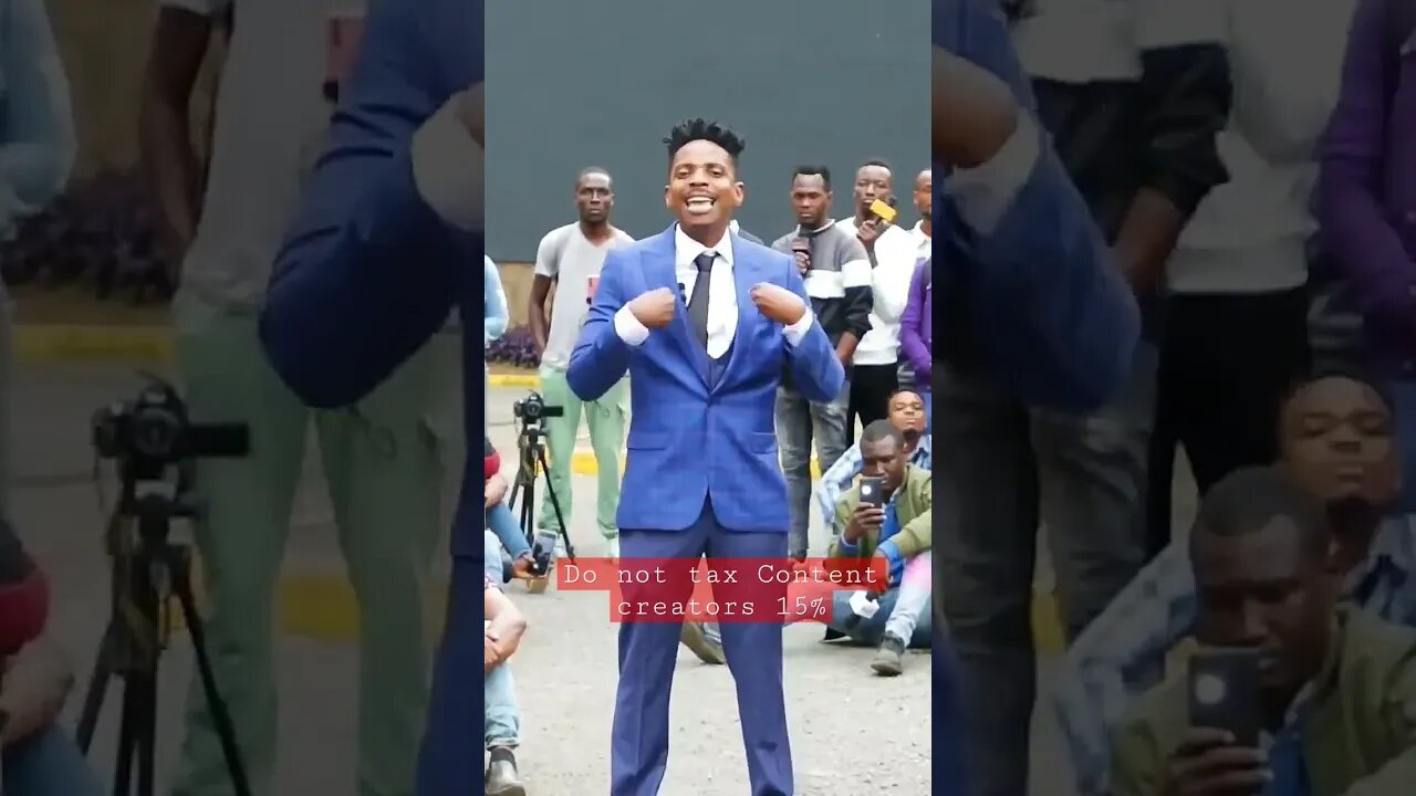 Do not Tax Content Creators. Comedian Eric Omondi insists.