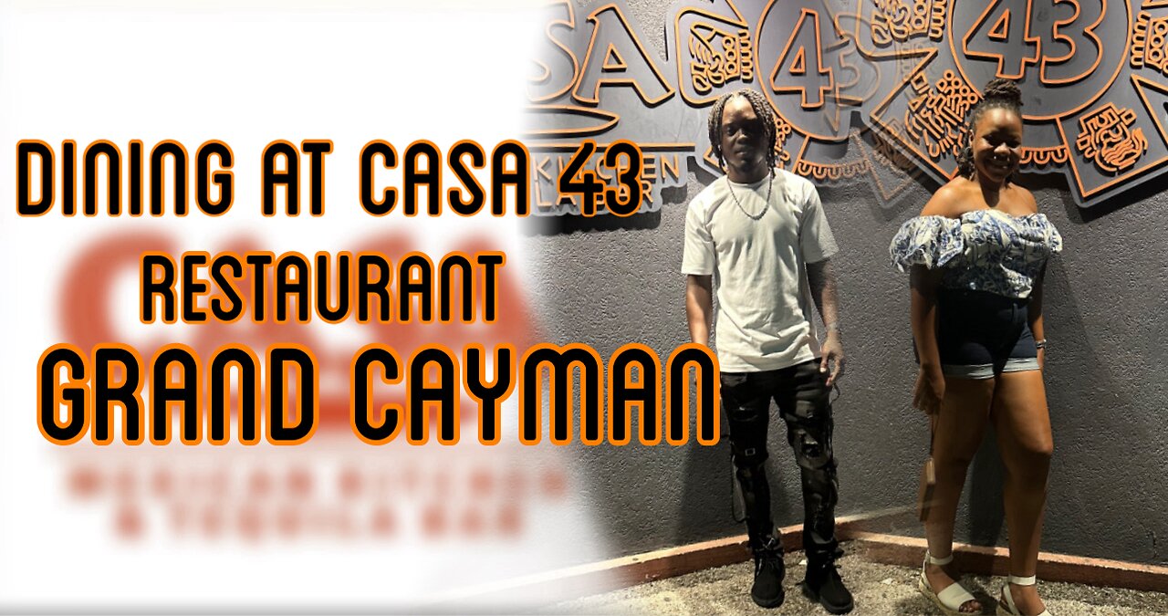 Dining at casa 43 grand cayman. Vlog