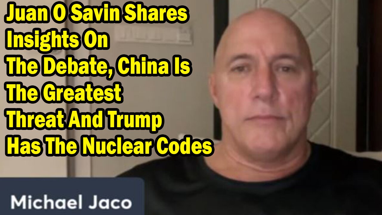 Michael Jaco Situation Update Sep 13: "Shares Insights On The Debate, China Is The Greatest Threat"