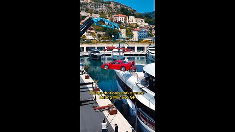 Things you only see during Monaco Grand Prix 🏁🏎️🇲🇨