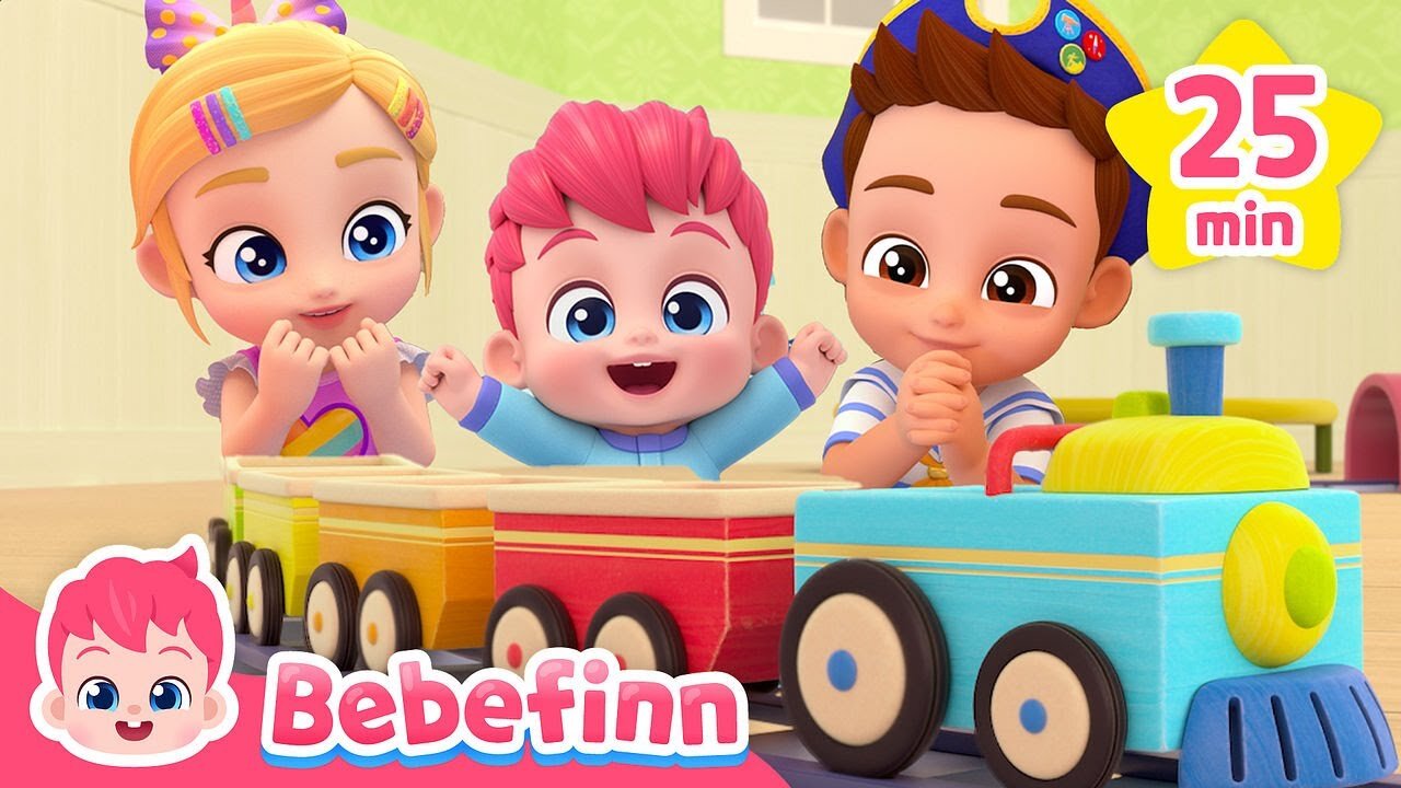 Bebefinn Bus Play and Song | Baby Car | Nursery Rhymes Compilation for Kids