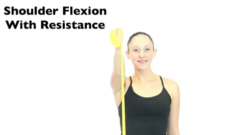 Shoulder Flexion With Resistance