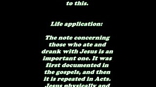 Daily Bible Verse Commentary - Acts 10:41