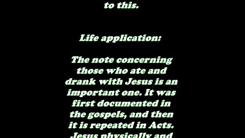 Daily Bible Verse Commentary - Acts 10:41