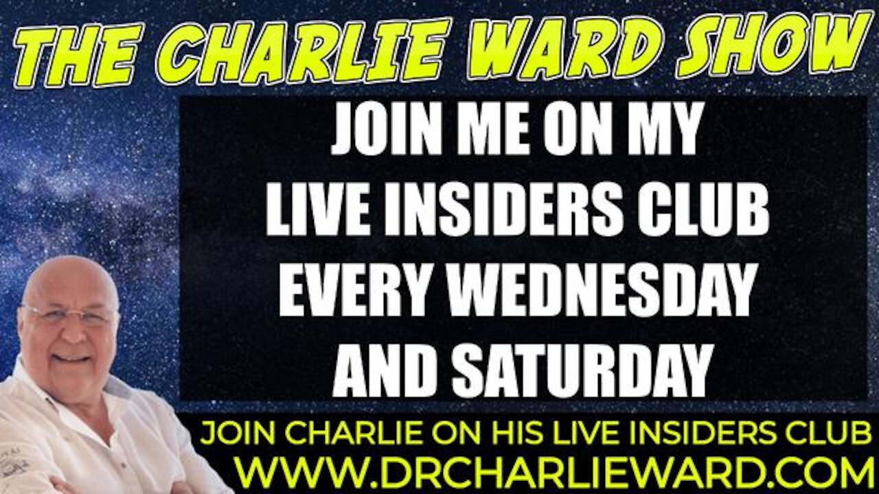 THE INSIDERS CLUB - JOIN CHARLIE WARD EVERY WEDNESDAY & SATURDAY