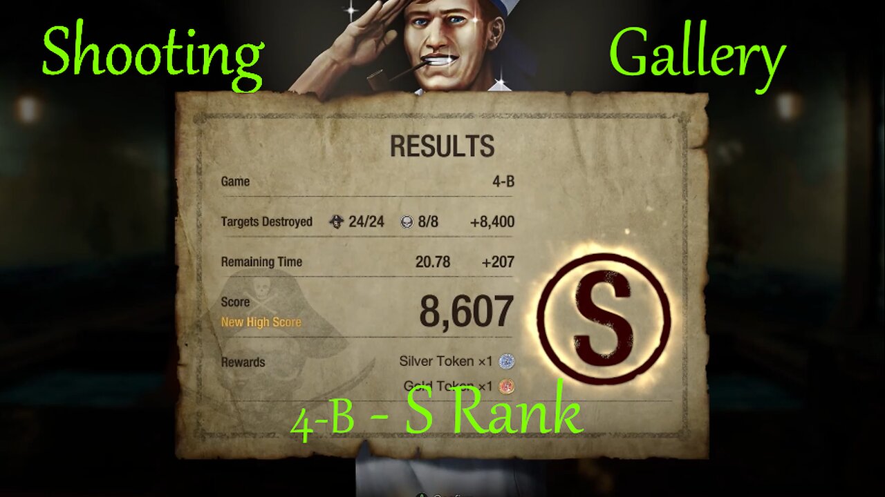 Resident Evil 4 (REm4ke) - Shooting Gallery 4-B - Bolt Thrower - S Rank