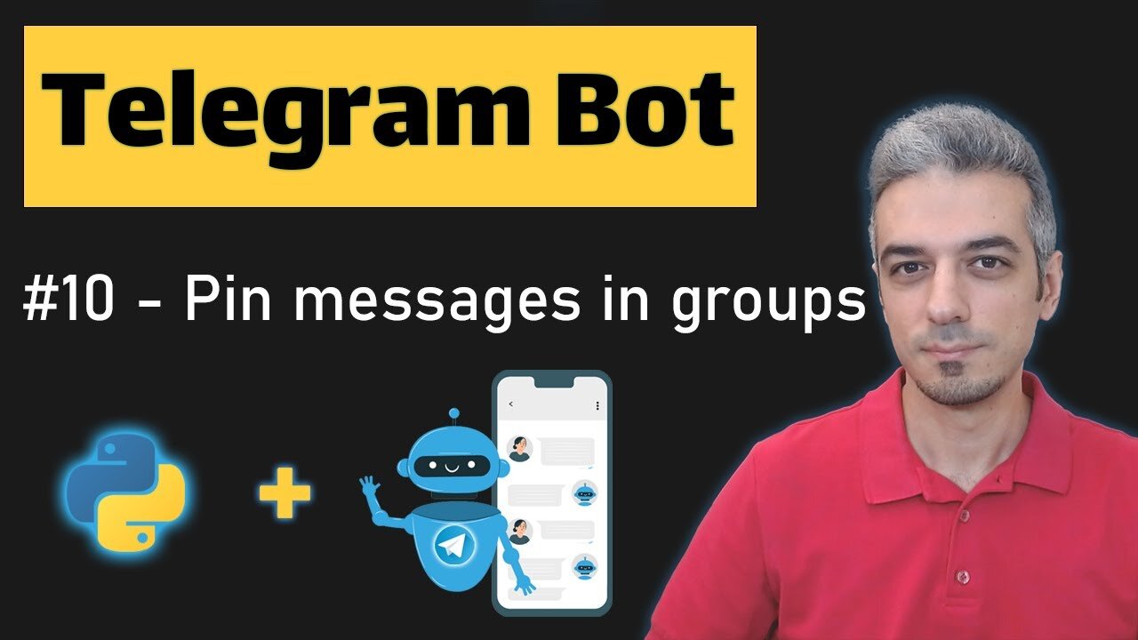 #10 Telegram Bot Python Tutorial | How to manage Telegram groups using bots