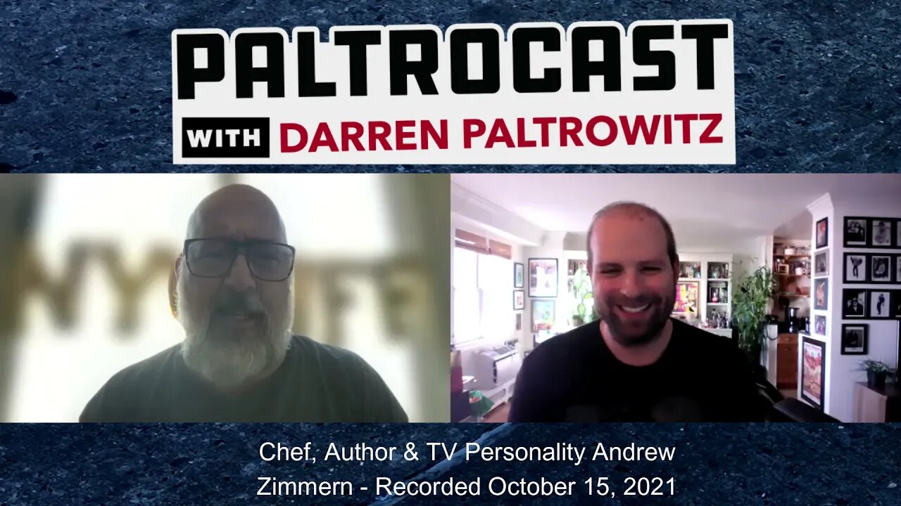 Andrew Zimmern interview with Darren Paltrowitz