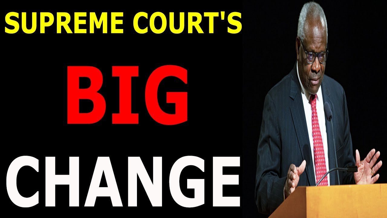 CLARENCE THOMAS INTEL UPDATE! SUPREME COURT'S BIG CHANGE
