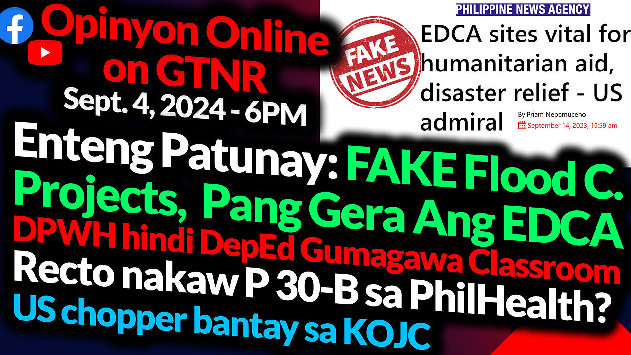 Enteng Patunay: Pang Gera Ang EDCA | Tuloy Atake Kay Sara | GTNR with Ka Mentong and Ka Ado