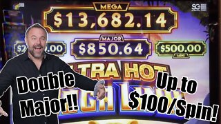 Ultra Hot Mega Link! DOUBLE MAJOR Jackpot!!!! WOW! Up to $100/Spin!