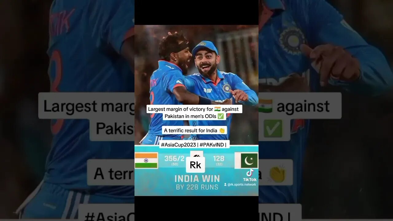 india big win🔥🔥🔥👍 #cricket #sports #indianbatsman #cricket #cricketlover #asiacup2023#t20worldcup