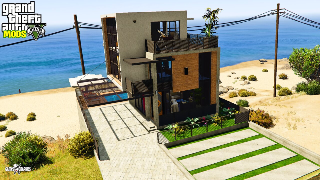 Vacation House by The Beach! (Selling Houses #134) GTA 5 MODS