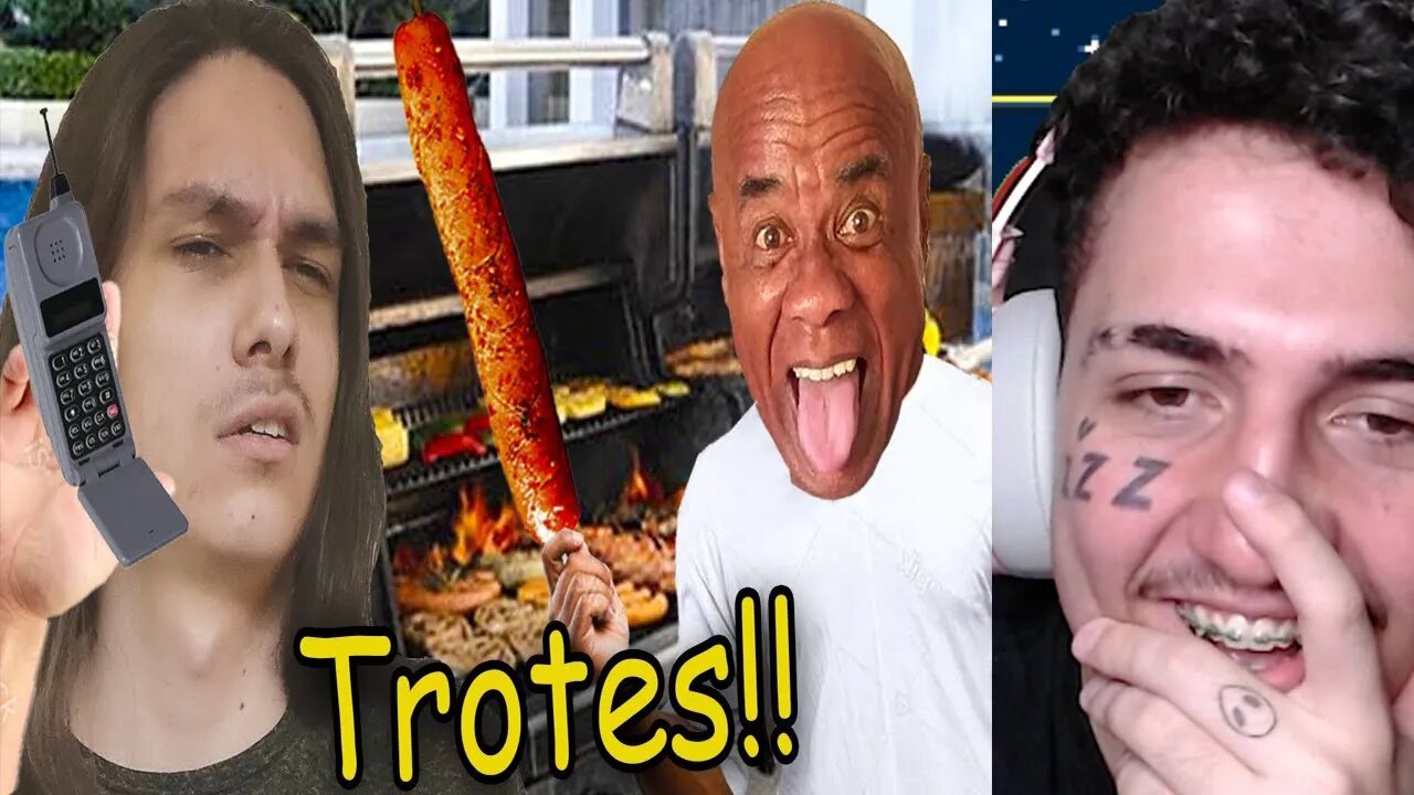 LÉO MURIEL REAGE: PEDINDO LINGUIÇA DO K1D BENG4LA NA CHURRASCARIA
