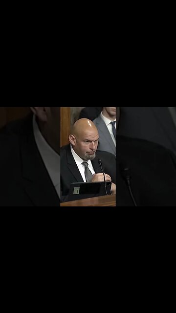 More Of John Fetterman Incoherently Mumbling During Senate Hearing #shorts