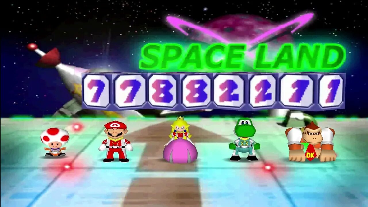 Mario Party 2 Space Land Battle
