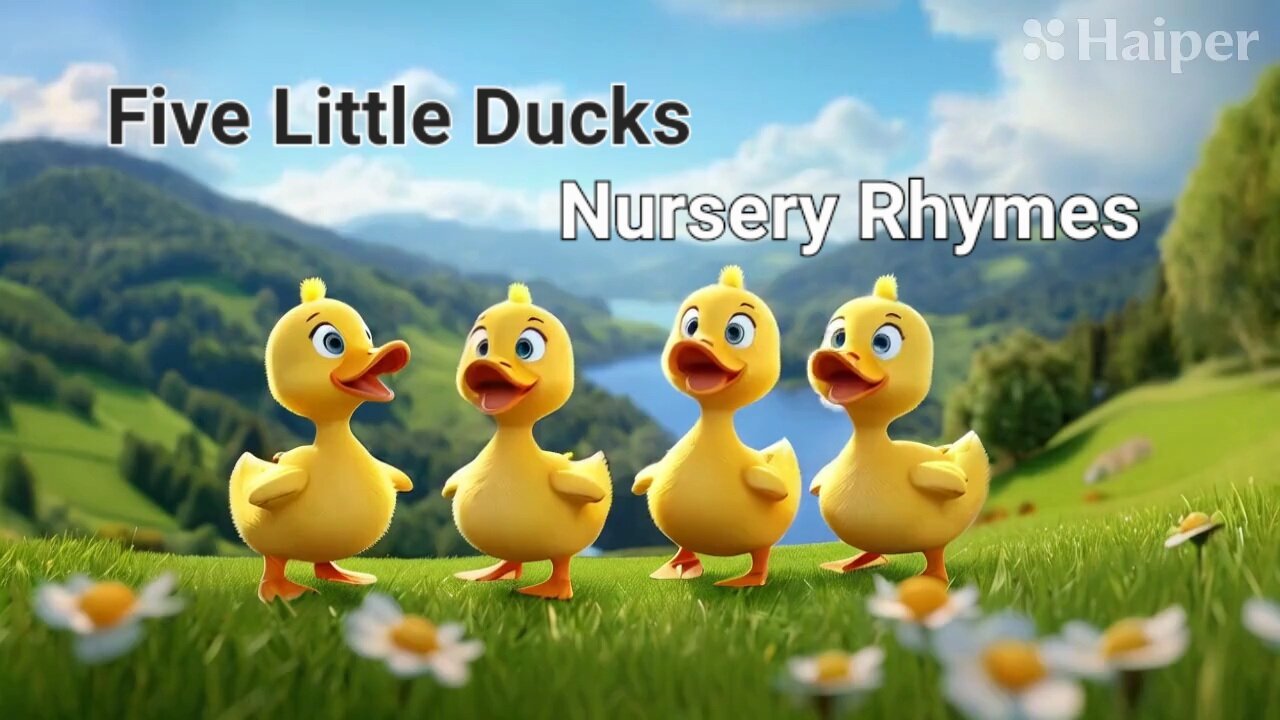 5 little ducks song | nursery rhymes for babies and children | in english