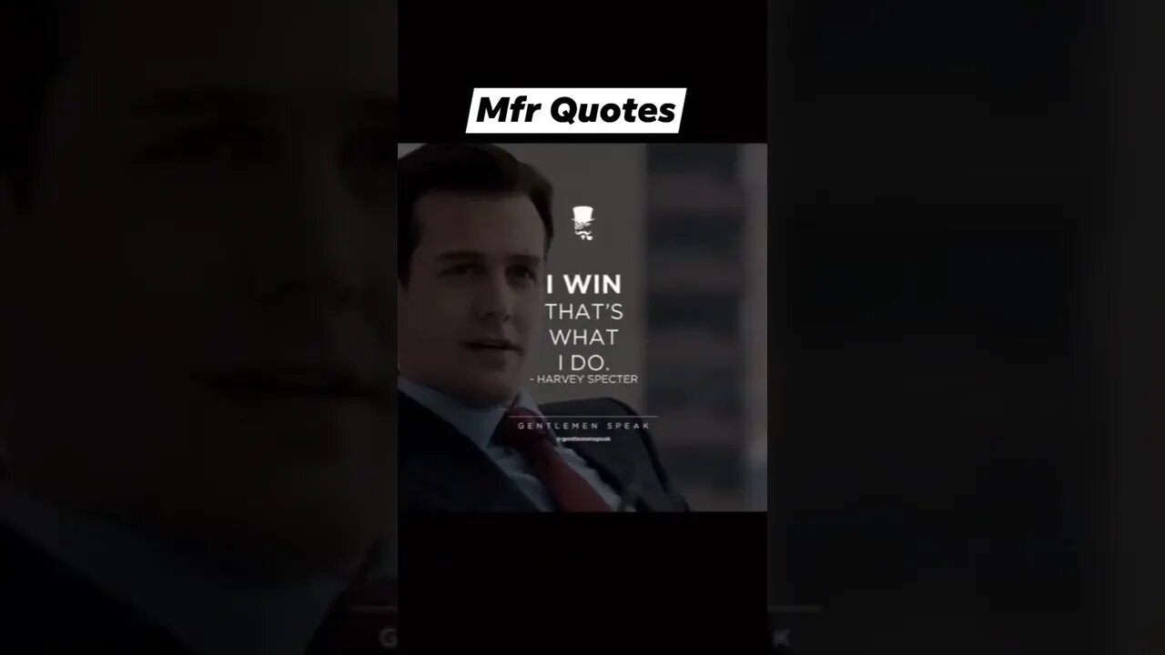 I win that's what