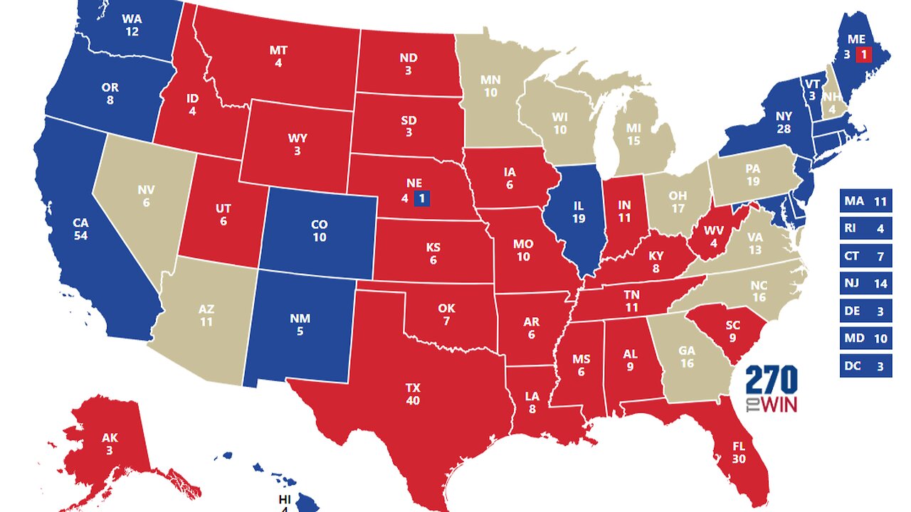 MY FINAL PREDICTION!!! 1 Day From Election Day 2024