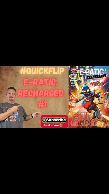 E-Ratic: Recharged #1 AWA #QuickFlip Comic Book Review Kaare Andrews,Brian Reber #shorts