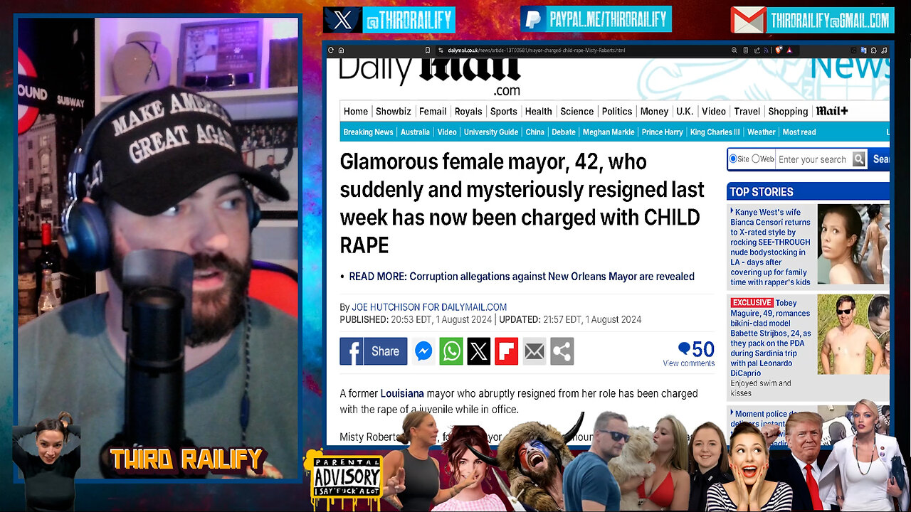 Female mayor, 42, who suddenly & mysteriously resigned last week has now been charged w/ CHILD RAPE