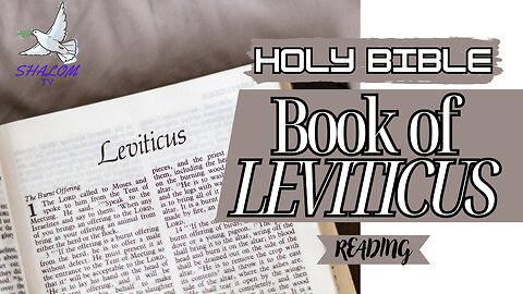 Complete Reading of Book Of LEVITICUS (NIV) | HOLY BIBLE |