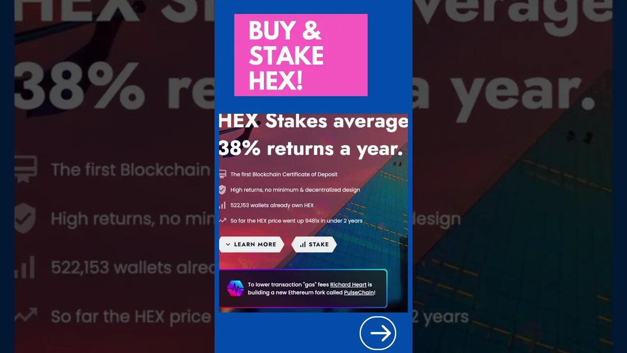 Don't Get Rekt Trading! Buy & Stake Hex! Check Out Hex.com Now! #shorts