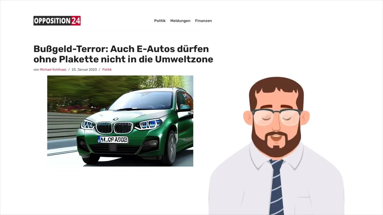 Bußgeld-Terror: Auch E-Autos dürfen ohne Plakette nicht in die Umweltzone