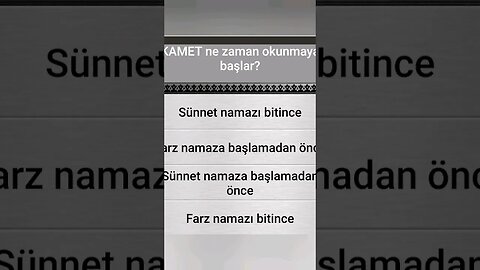 #yarışma #bilgi İSLÂMÎ BİLGİ YARIŞMASI