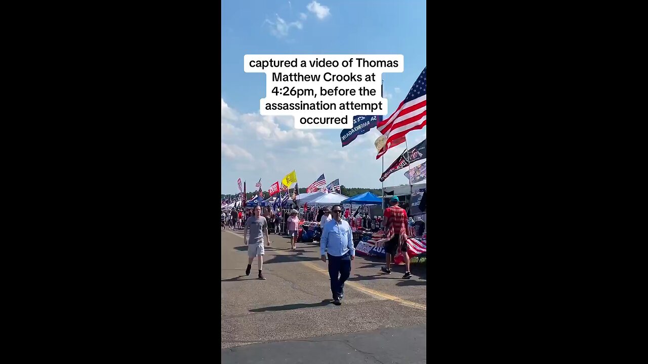 New Footage Emerges of Sniper Thomas Matthew Crooks at Trump’s Butler Rally