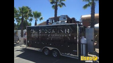 Well Equipped - 2015 8.5' x 18' Kitchen Food Trailer with Fire Suppression System