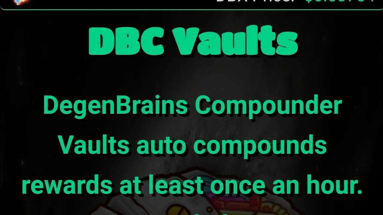 Dex Fi Partner, DBX Fi releases New Token(DBC) & Auto- Compounder! PT 5