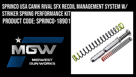 Sprinco USA Canik Rival SFX Recoil Management System Performance Kit - SPRINCO-18901