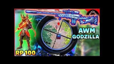 Playing with AWM GODZILLA x GENERAL BEETLE Set _ PUBG MOBILE