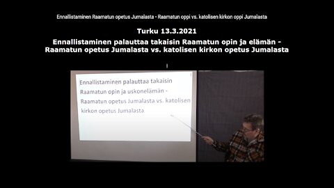 Raamatun opetus Jumalasta vs. katolisen kirkon opetus Jumalasta